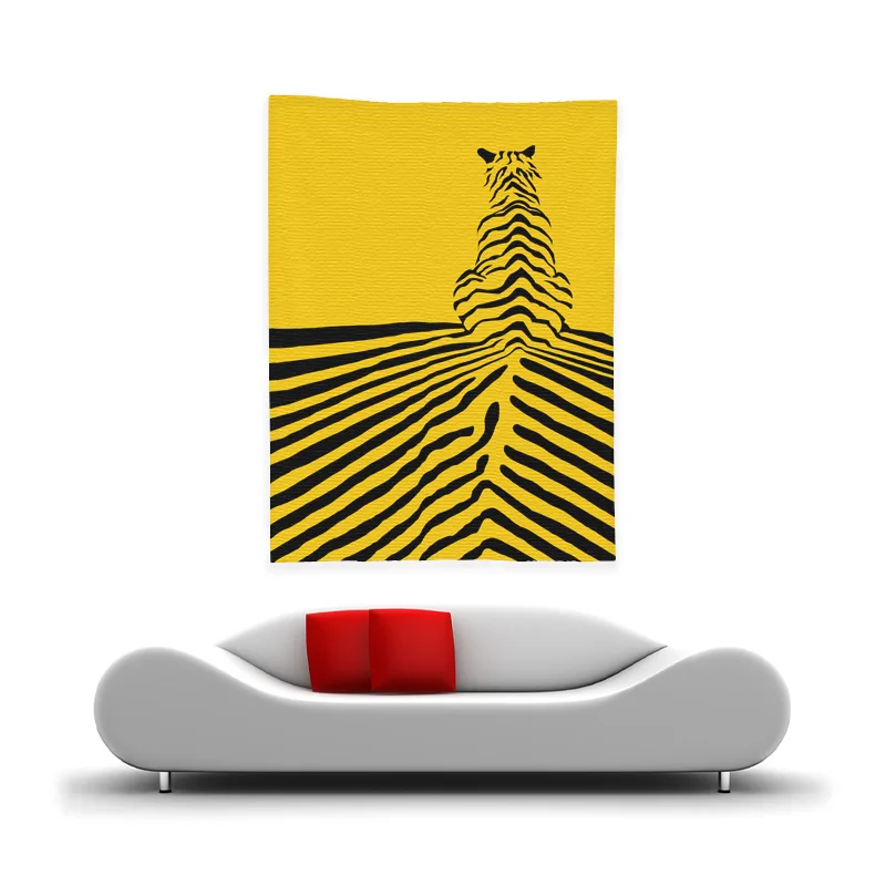 Настенный Гобелен для спальни эстетический Декор гостиной с Львом домашнее