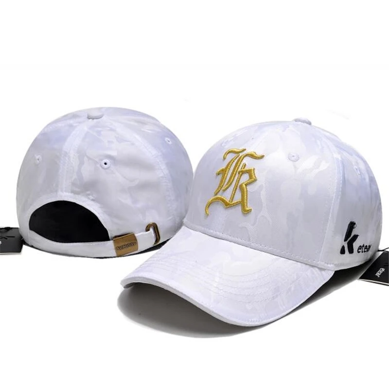 

Three-dimensional embroidery couple flat brimmed hat big head girth hat men's summer large size fat face baseball cap