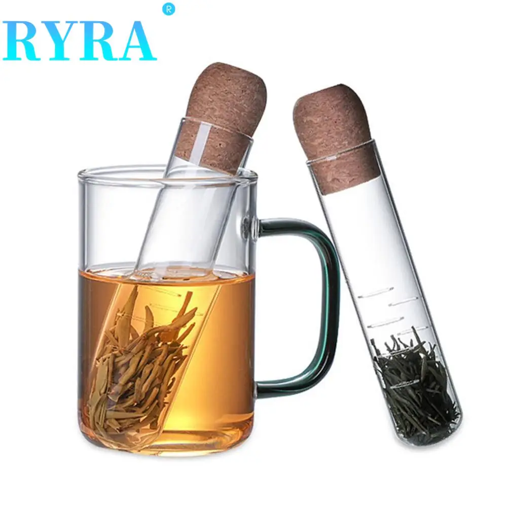 

Glass Tea Infuser Creative Tea Filter Sieve Tea Maker Brewing For Spice Herb Tea Strainer Teaware Kitchen Accessories Wholesale