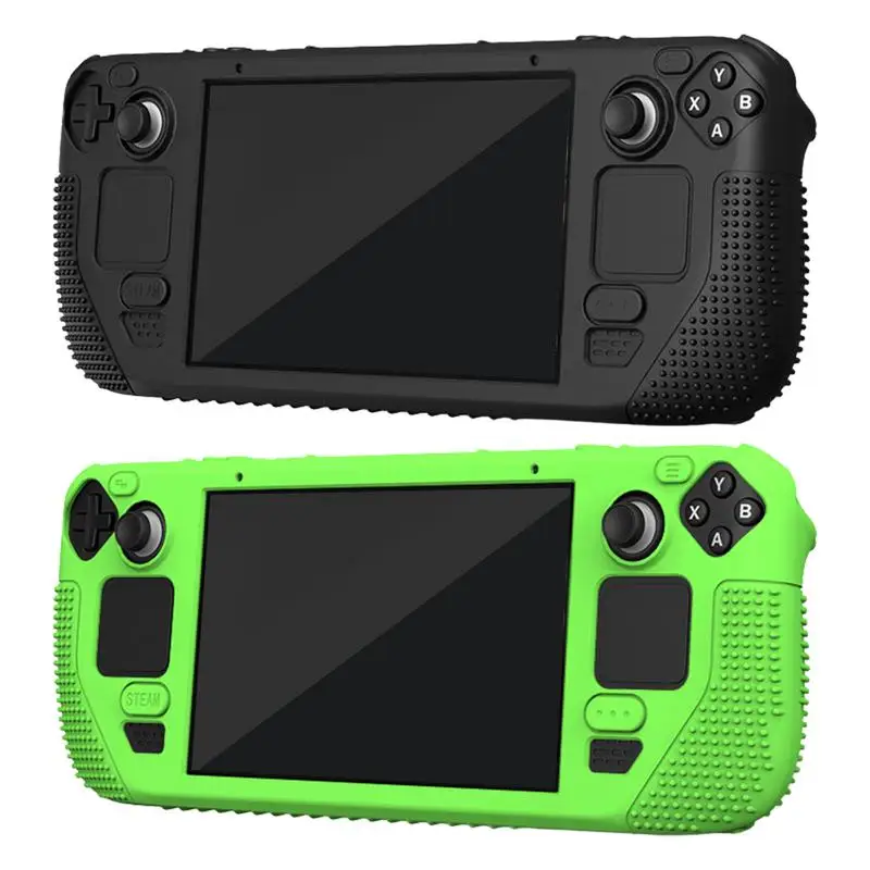 

Protective Cover Shell for Steam Deck Non-Slip Sleeve Dust-proof Shockproof Silicone Cover Game Console Parts for Game Accessori