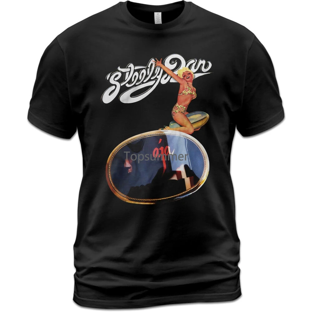 

Unisex Cotton T-Shirt Steely Dan Aja 1977 Walter Becker Donald Fagen