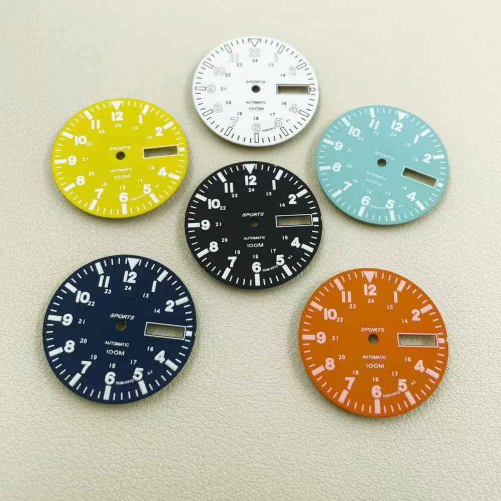 Pointer size: 8.5mm/12.5mm/13mm Luminous color: green light Applicable movement model: NH35/NH36/NH34 (automatic mechanical move