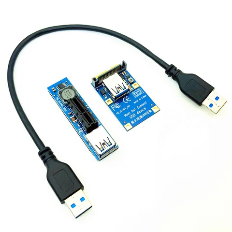 BTBcoin PCI-E Riser Mini PCIE к PCI-E X1 Адаптер