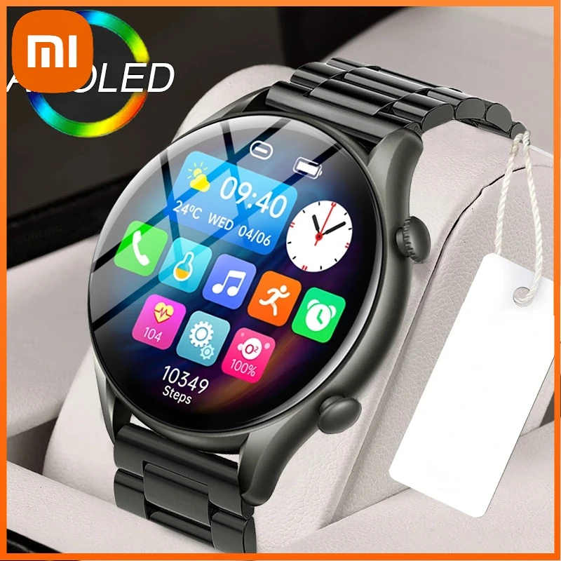 

Xiaomi Smart Watch Men AMOLED 360*360 Screen Bluetooth Call IP68 Waterproof Sport Fitness Tracker Smartwatch Women