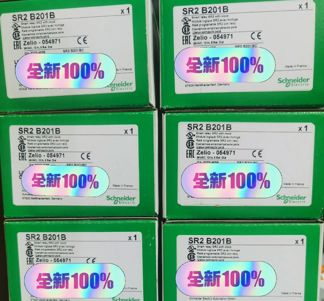 Новый оригинальный 20-битный логический контроллер SR2 B201B Zelio с панелью напряжения