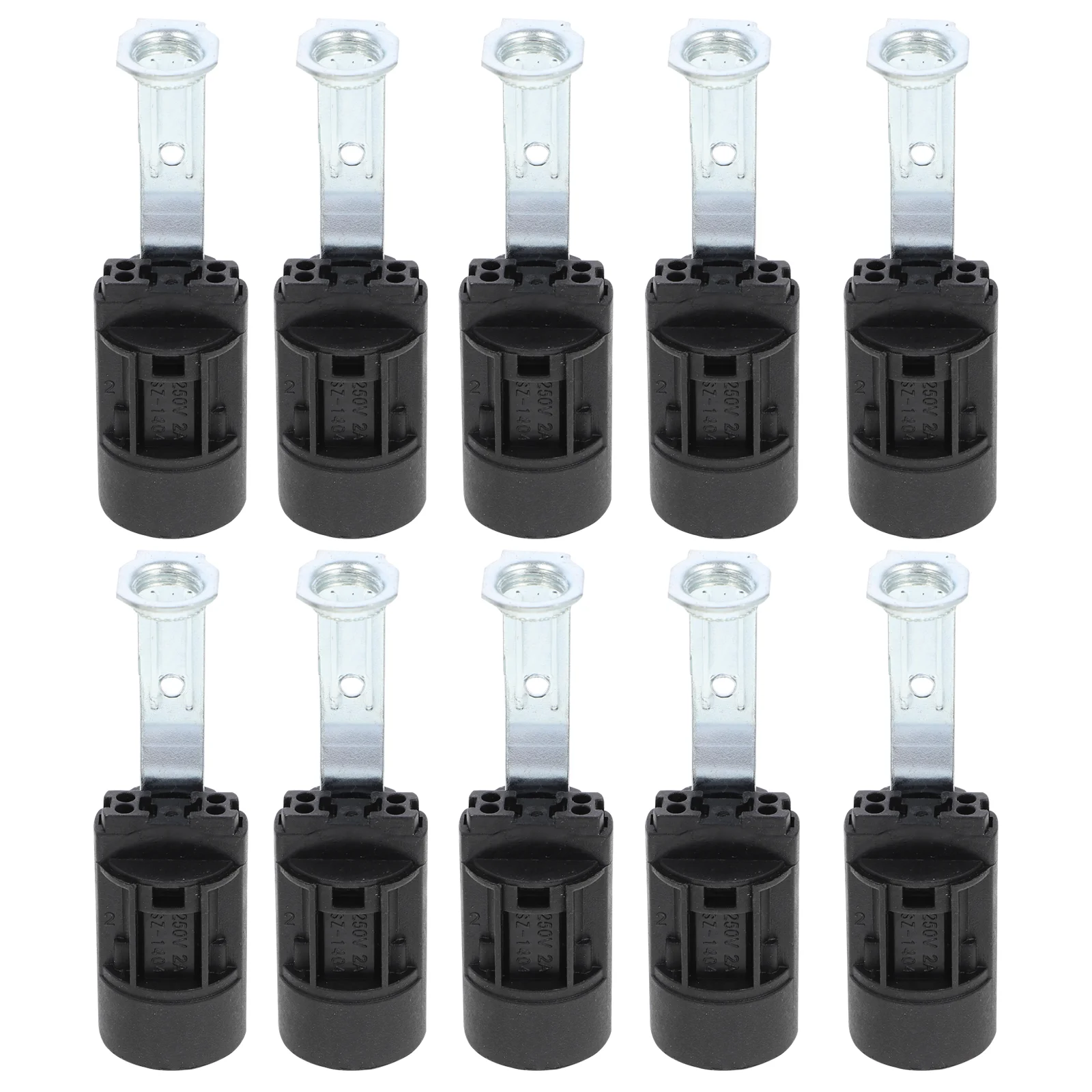 

10 Pcs E14 Bracket Lamp Holder LED Candlesticks Light Sockets Base Bulb Zinc Alloy