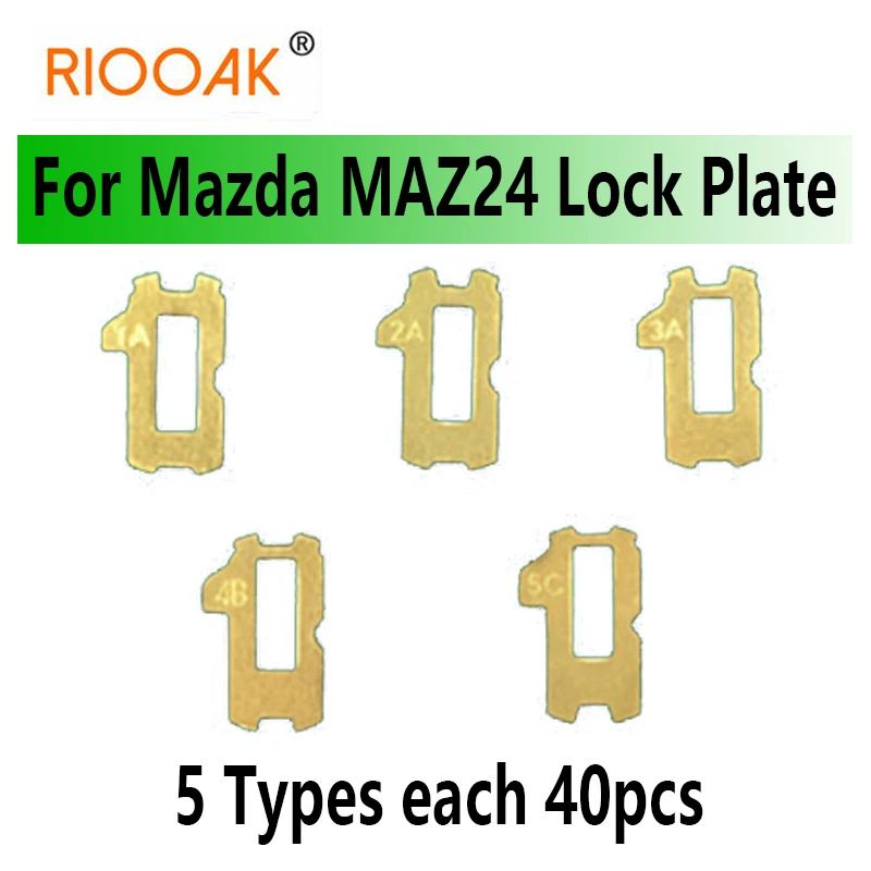 

200pcs/lot MAZ24 Car Lock Reed Plate For Mazda Auto Lock Core Key Lock Repair Accessories Kits Locksmith Tools each 40pcs