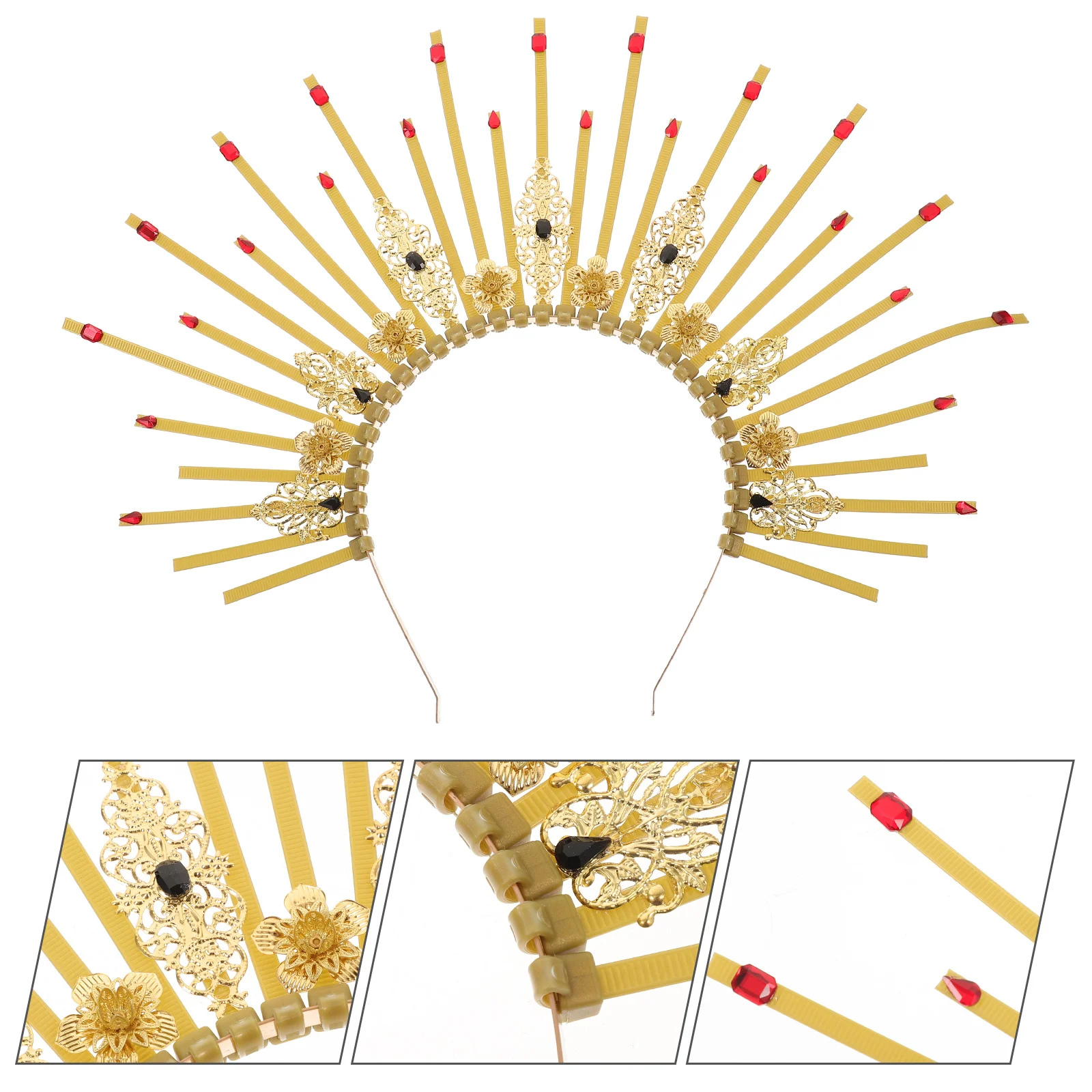 

Adult Women Headdress Adults Hair Bands Halo Hair Carnival Headpieces Halloween Party Vintage