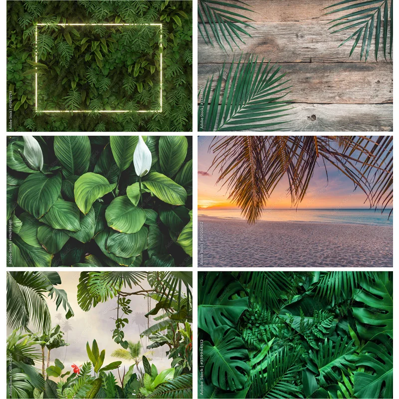 

Tropical Jung Leaves Nature Scenery Photography Background Landscape Photo Backdrops Studio Props 22713 RD-02