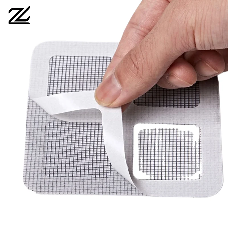 

10pcs Adhesive Fix Net Window Home Anti Mosquito Fly Bug Insect Repair Screen Wall Patch Stickers Mesh Window Screen