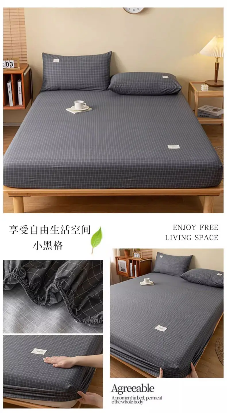 Простыня для дома para cama Cool sabanas (БЕЗ наволочки) Облегающее шелковистое постельное