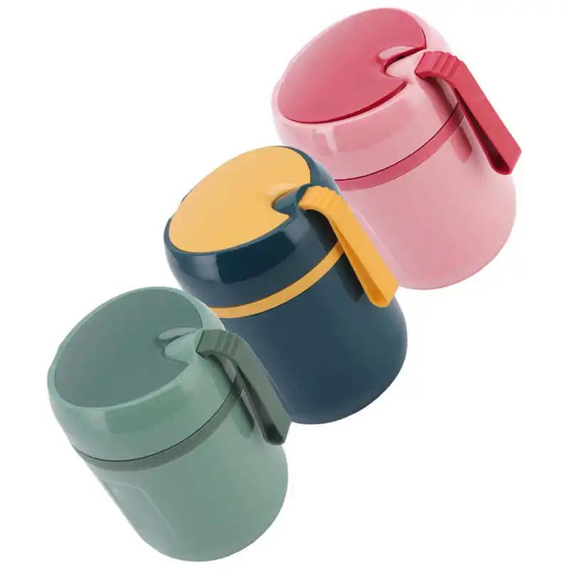 Термос из нержавеющей стали с ложкой 480 мл |