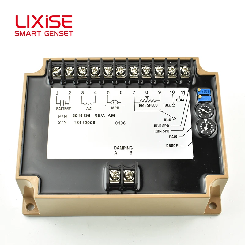 3044196 дизельного генератора LIXiSE электронный регулятор скорости RPM блок управления
