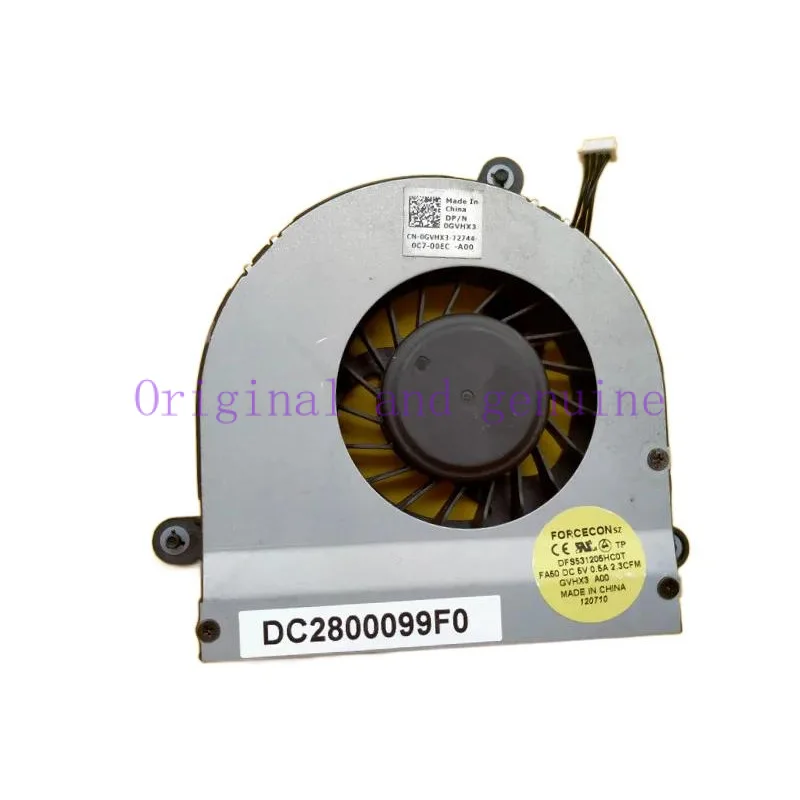 Вентилятор охлаждения для DELL ALIENWARE M17X R3 R4 R5 0XVXVH DC28000CMF0/DC2800099F0 0Y34KC 0GVHX3 DFS531205HC01 FC7U
