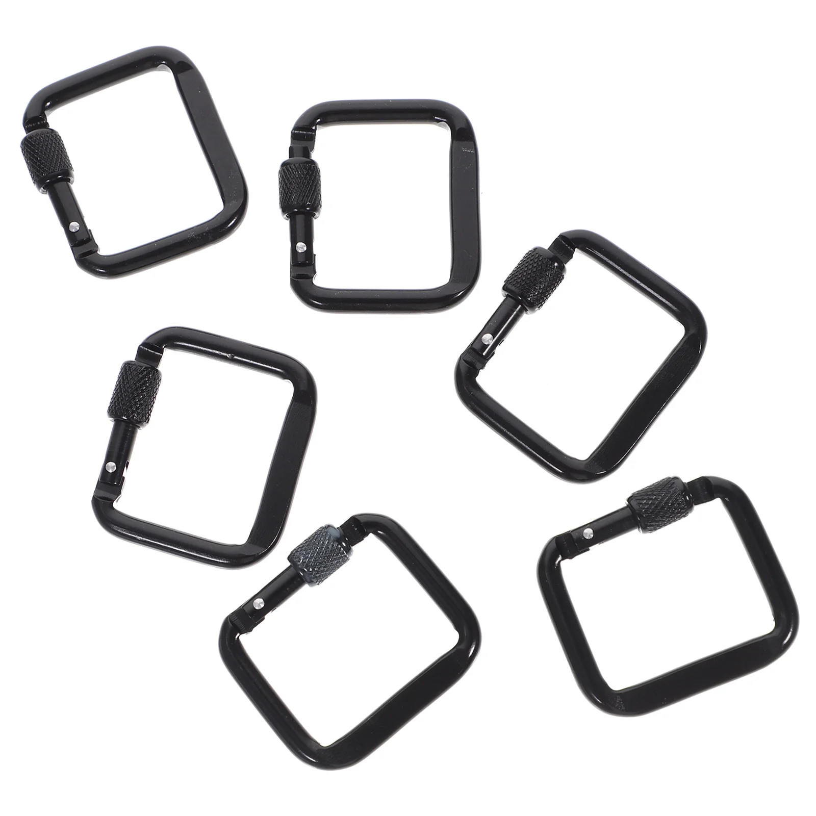 

Buckle Outdoor Carabiner Campingbuckles Luggage Aluminum Climbing Mountain Portable Accessories Square Sturdy Clasp Hiking