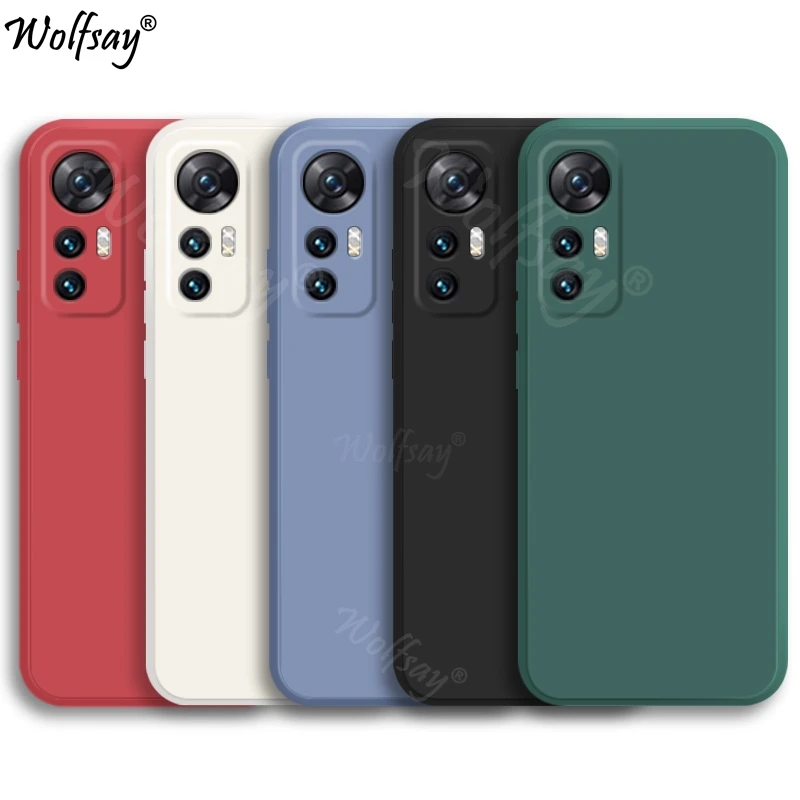 

Candy Case For Xiaomi 12X Case Original Liquid Silicone Back Case For Mi 12X 12 10T 11i 11T Pro 11 Lite 5G Cover For Xiaomi 12X