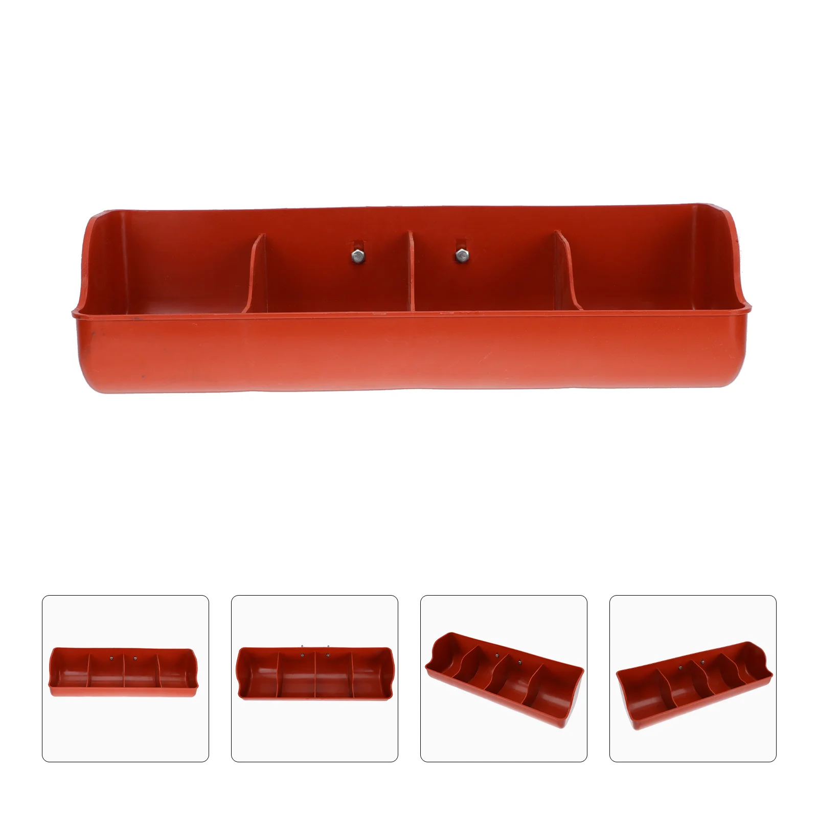 

Trough Feeder Livestock Feed Sheep Goat Box Cattle Brick Fence Feeding Animal Farmbucket Lick Water Plasticdrinking Container