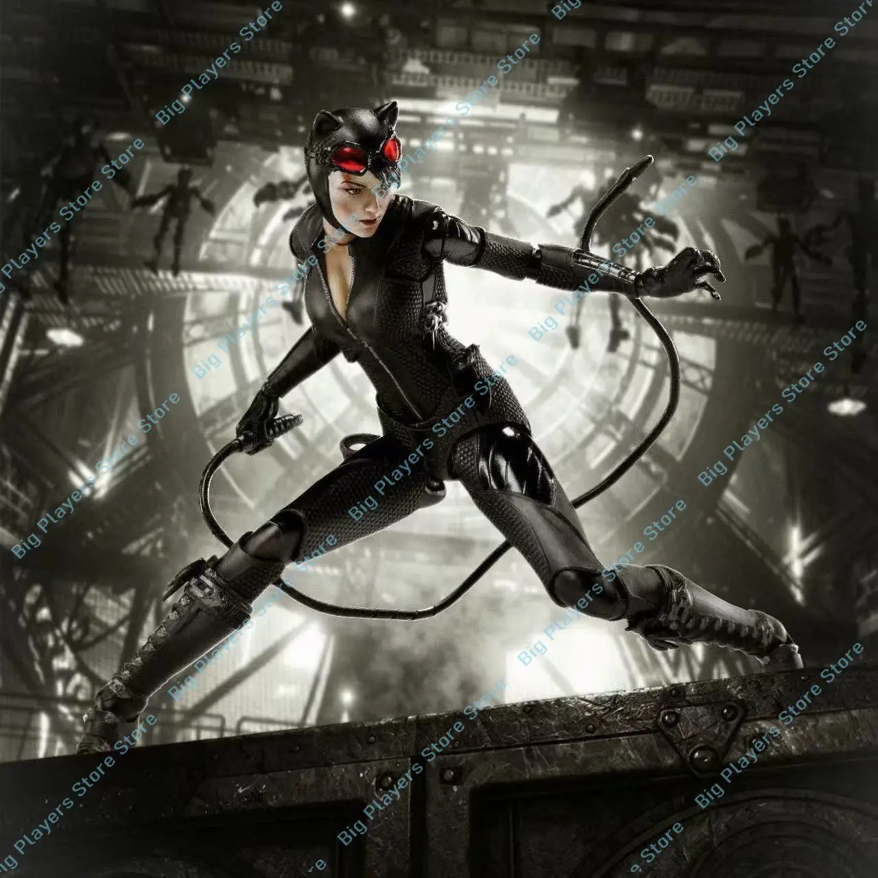 Фото В наличии: Коллекционная подвижная фигурка DC Catwoman (Кэтвумен) из серии Arkham Knight от Yuanye Culture Fine Production, с защитой от УФ-излучения (UPF) №3