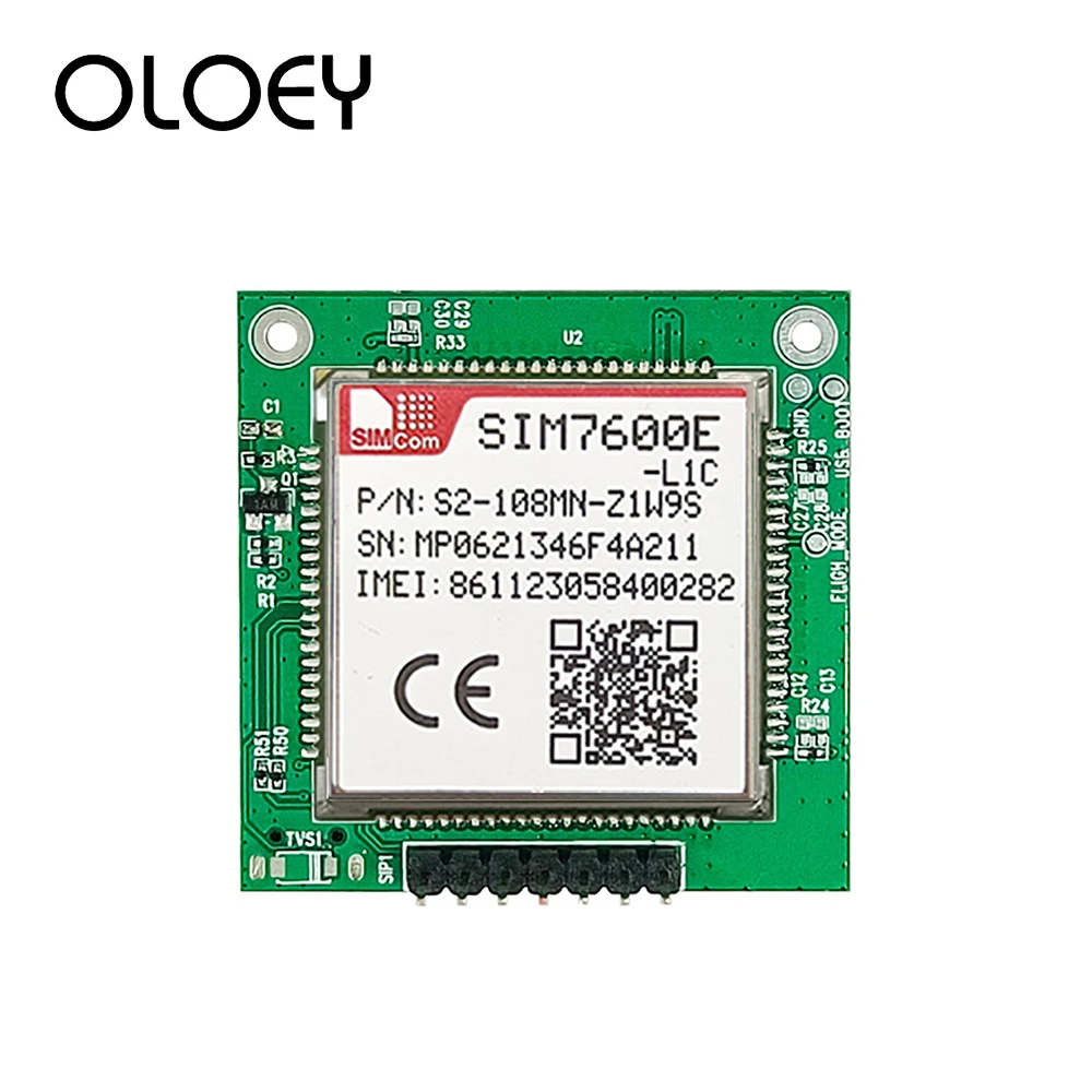SIMCOM SIM7600E-L1C Development Core Board SIM7600E Cat1 Module LTE-FDD B1 B3 B7 B8 B20 EMEA Kore Breakout Board + FPC antenna