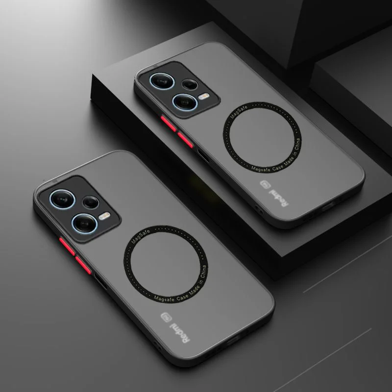 

For Xiaomi Poco X5 Pro Case Liquid Silicone Coque For POCO X5 F5 X4 Pro GT Cover MagSafe Magnetic Wireless Charging Phone Case