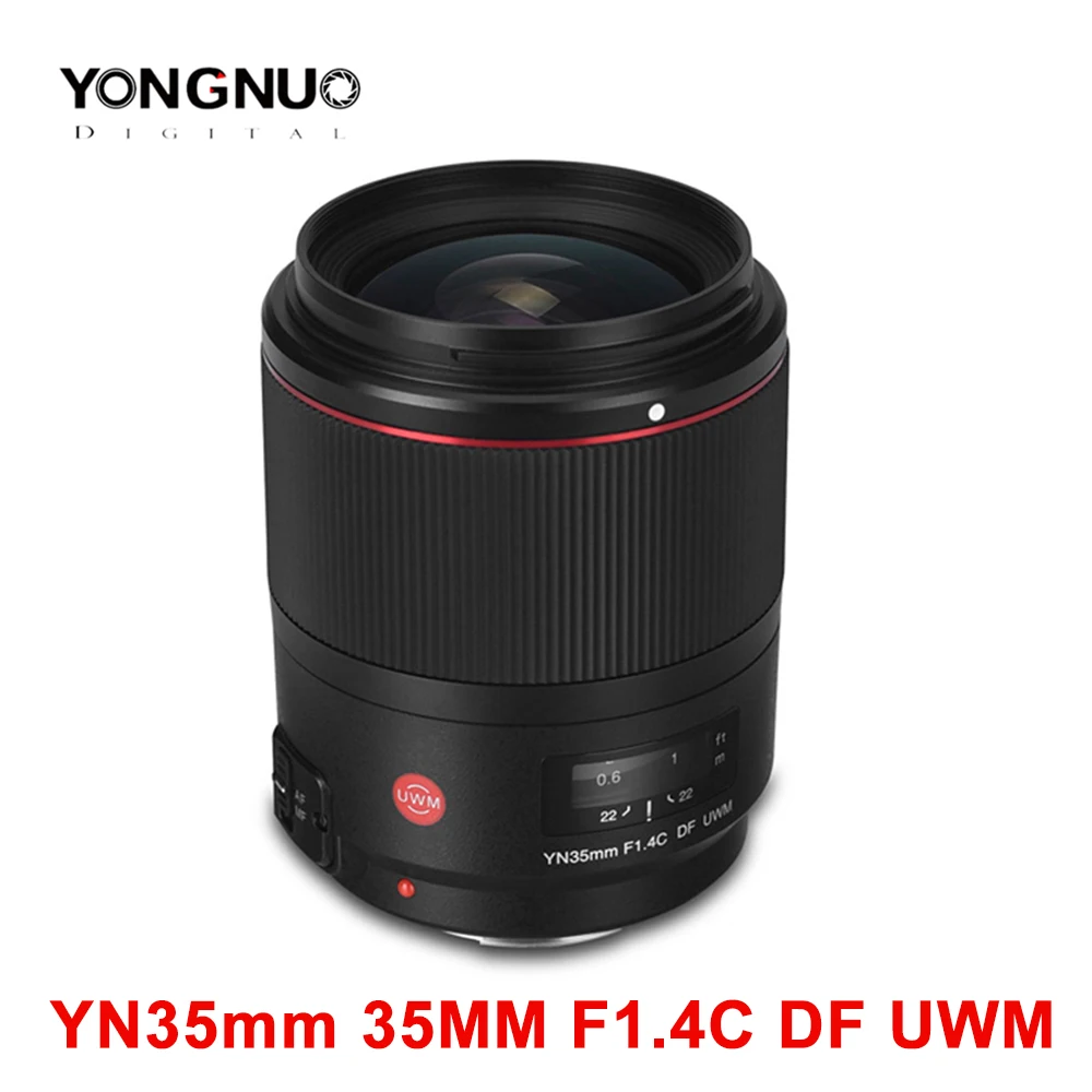 

YONGNUO YN35mm 35MM F1.4 DF UWM Wide Angle Lens Full Frame for Canon DSLR Camera 70D 80D 5D3 MARK II 5D2 5D4 600D 7D2 6D 5D