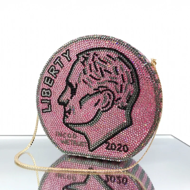 Рисунок 2 - Женские вечерние сумки розового цвета с кристаллами