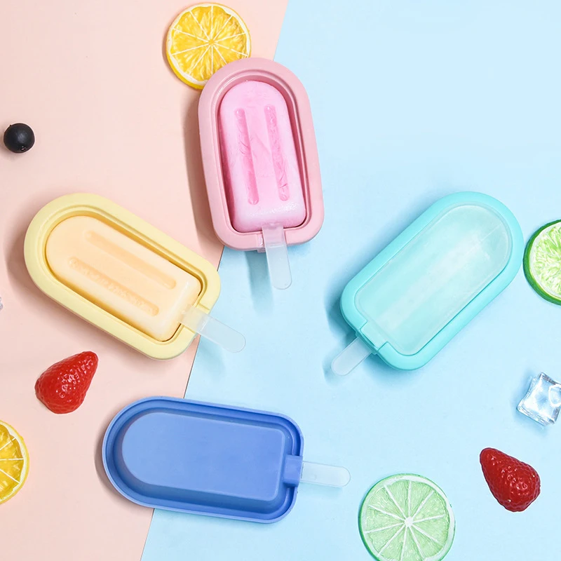 

Summer Silicone Ice Cream Mold DIY Chocolate Dessert Popsicle Moulds Maker Children Homemade Ice Cream Mold Kitchen Gadgets