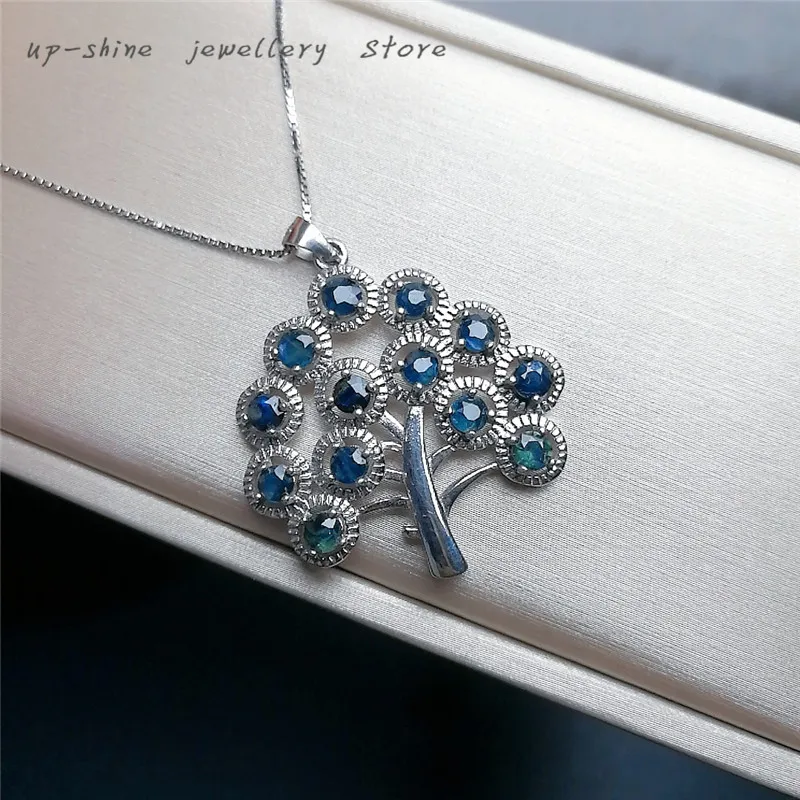 

Natural gemstone necklace 925 silver women's necklace, a variety of banquet must-have styles to highlight feminine charm