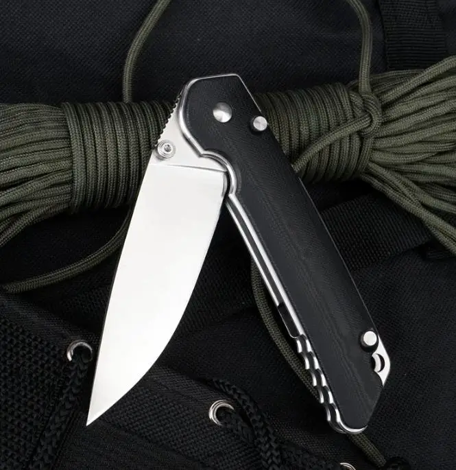 

New D2 Blade Tactical Folding Knife Outdoor Multifunctional Camping Survival G10 Handle Pocket Military Knives EDC Tool