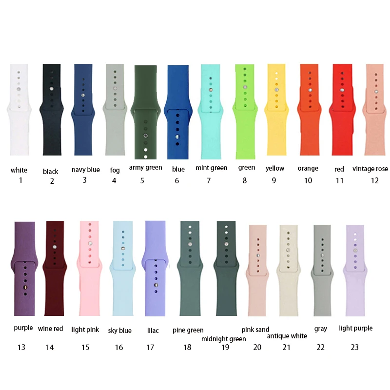 Фото Мягкий силиконовый ремешок для Haylou LS01 LS02 LS05 Solar Xiaomi Watch S4 S3 S2 S1 Pro Active №2