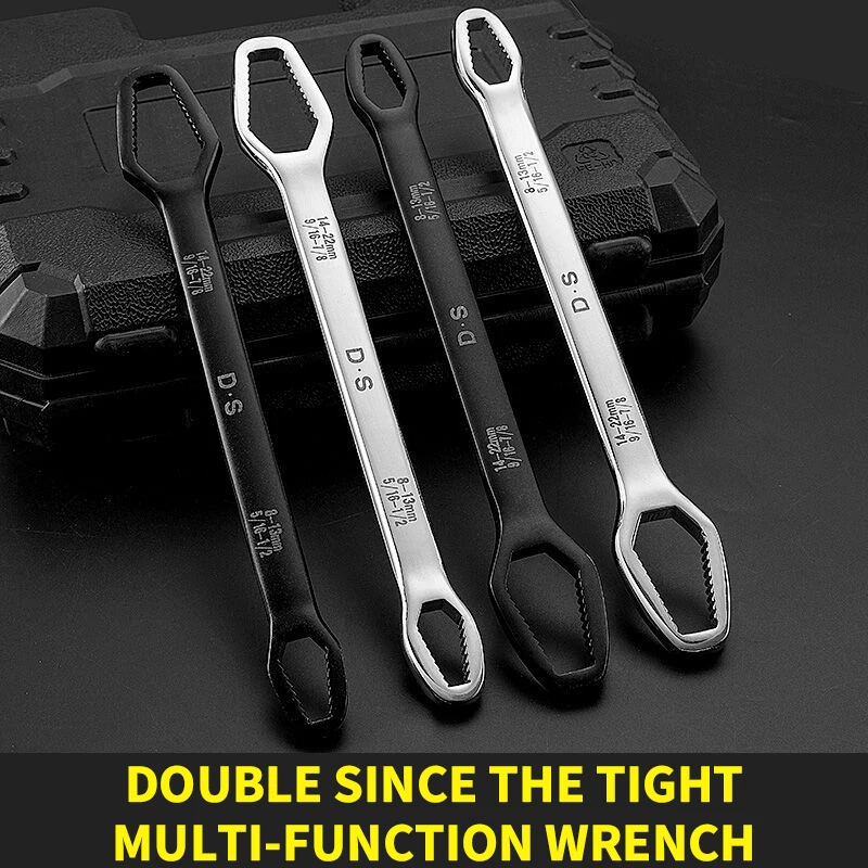 

Universal Torx Wrench Double-head Self-tightening Adjustable Glasses Wrench 8-22mm Board Both Ends Special-shaped Multi-purpose