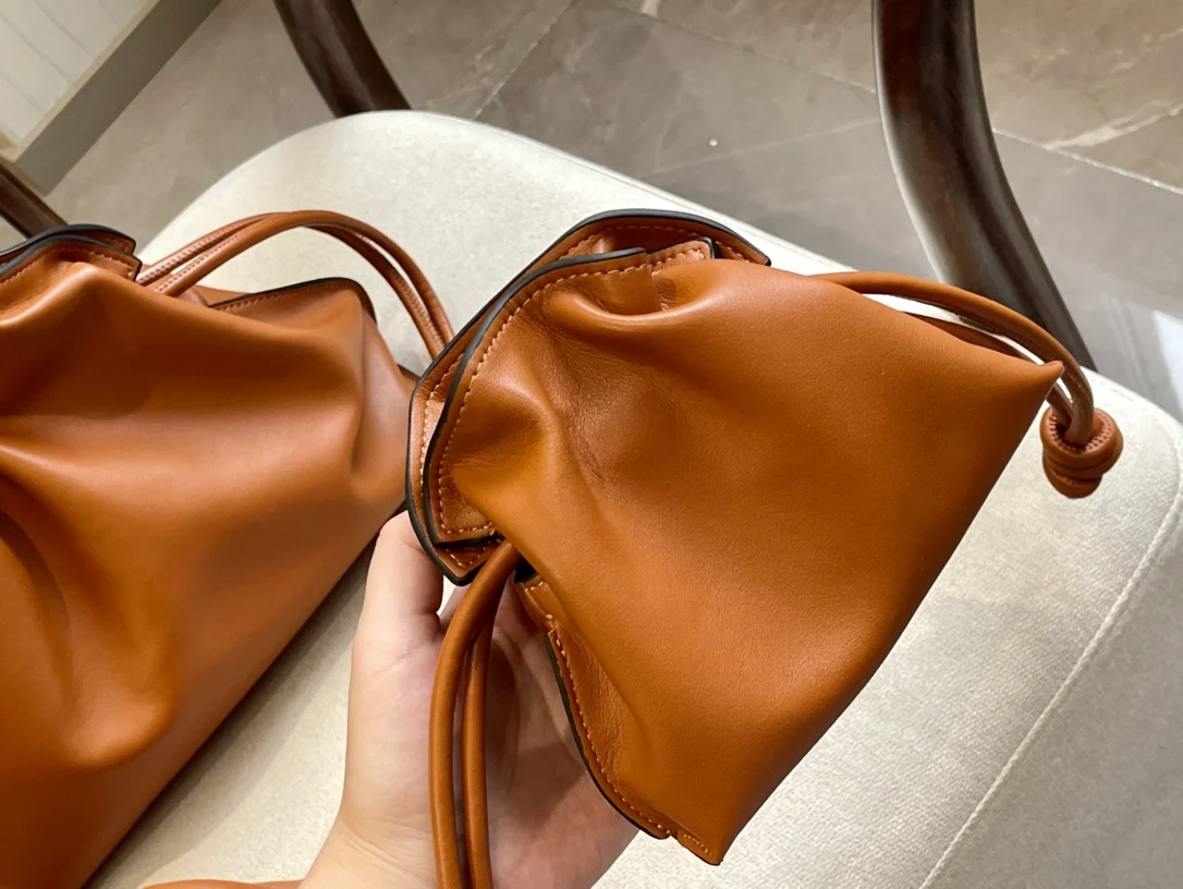 Fashion Solid Color Cowhide Hobos Women's Shoulder Bag Luxury Brand Design Female Evening Party Purse Urban Trand 3 Size Handbag