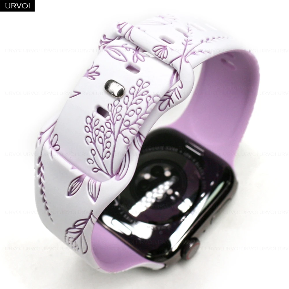 Силиконовый ремешок URVOI для Apple Watch 41 мм