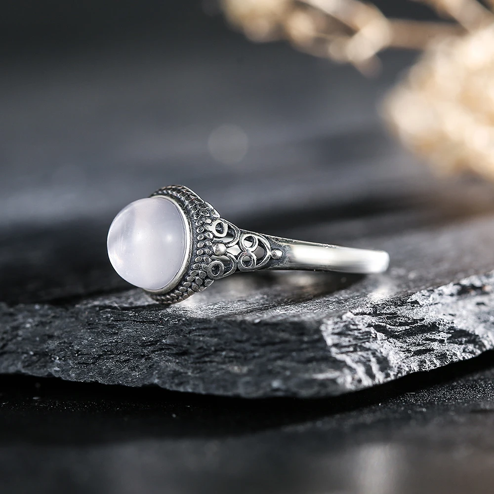 8*8 мм камень из розового кварца натуральный кристалл целебный драгоценный кольцо