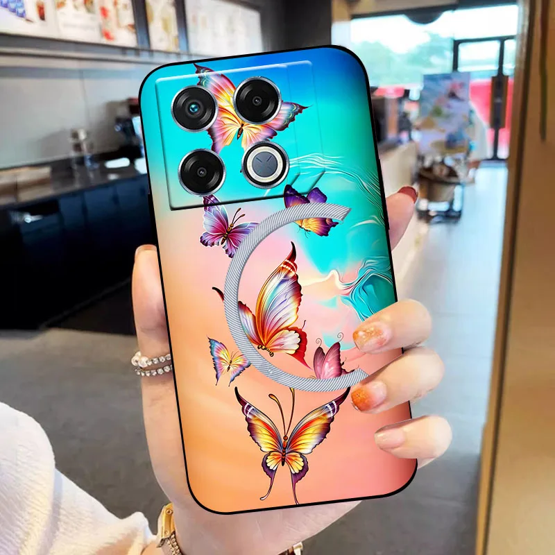 Чехол для Infinix GT 20 Pro GT20Pro мягкий черный противоударный чехол из ТПУ силиконовый