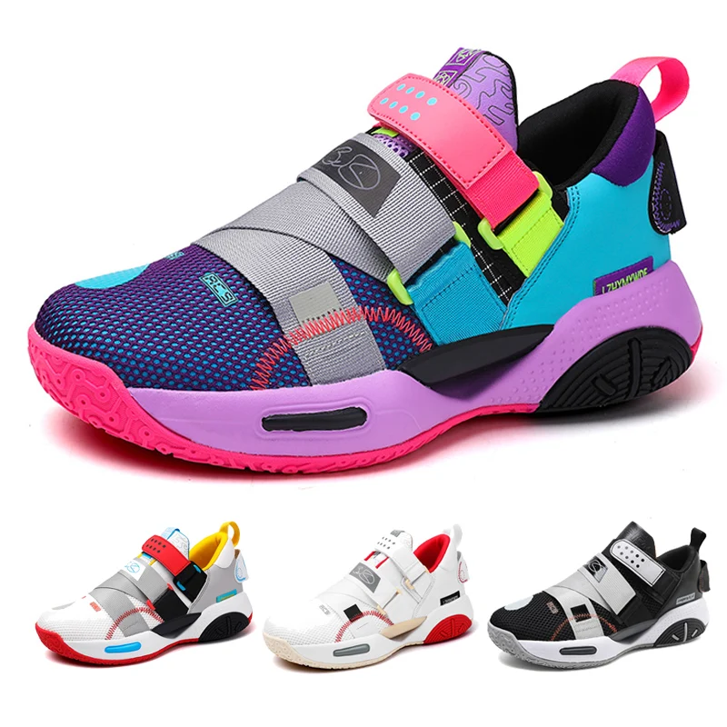 

Basketball shoes Male sneaker Outdoor Wear-resistant High-elastic Tennis Air training shoes plus size off white sports shoes