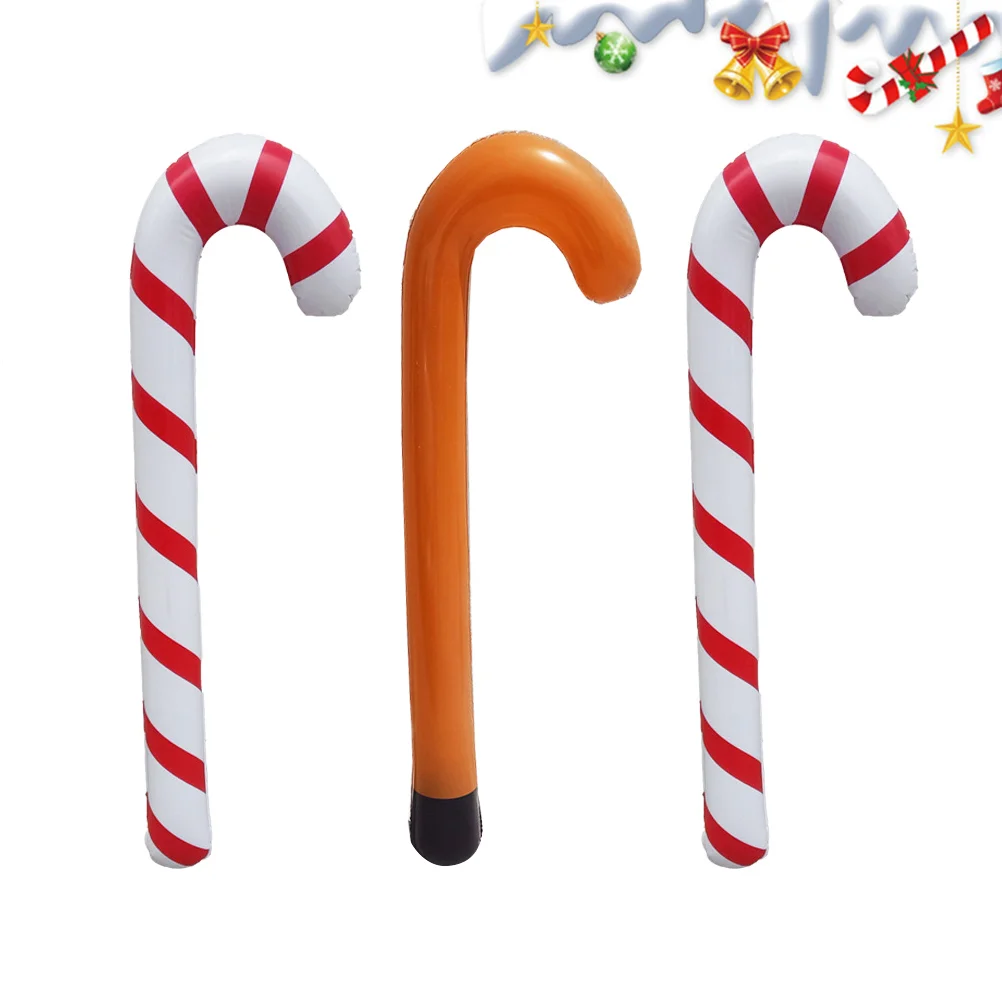 

Canes Candy Christmasinflatable Party Noisemakerssports Pieces Decorations Birthday Cheering Jumbo Blow Events Sporting Balloons