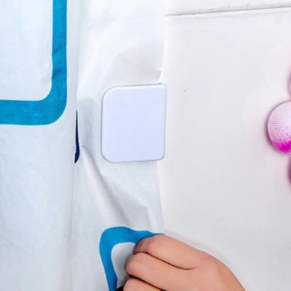 Зажимы для душевой занавески 2 шт./компл. противоразбрызгивающие крючки защита от