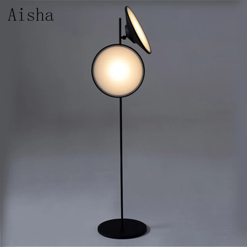Creative Floor Lamp Postmodern Iron Art LED Double Head Speaker Bedside Bedroom Living Room Decoration Lamps |