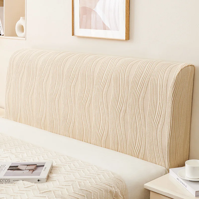 

1 шт., супермягкий чехол для изголовья кровати «все включено», утолщенные плюшевые чехлы для изголовья кровати, однотонный защитный чехол для спинки кровати