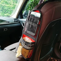 2pcs car storage bag high quality no disassembly installation auto seat back side tissue phone bag storage interior accessories