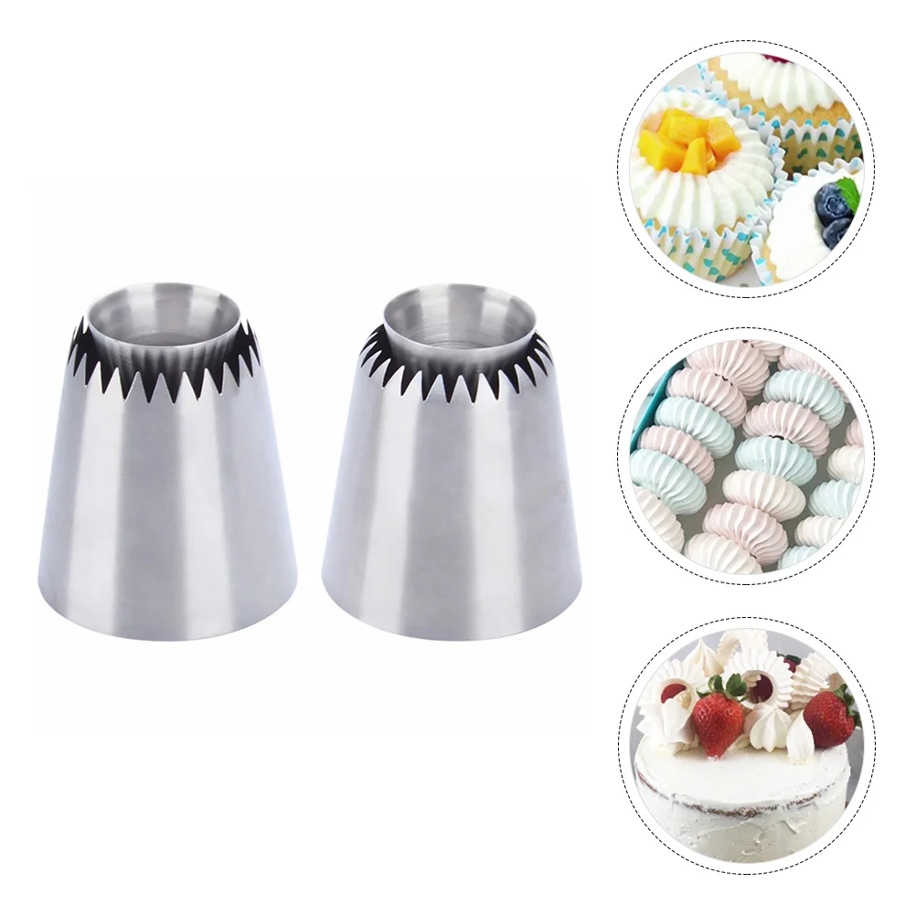 

Nozzles Decorating Tips Icing Piping Nozzle Squeeze Sauce Mouth Set Pastry Cupcake Diy Cake Russian Cream