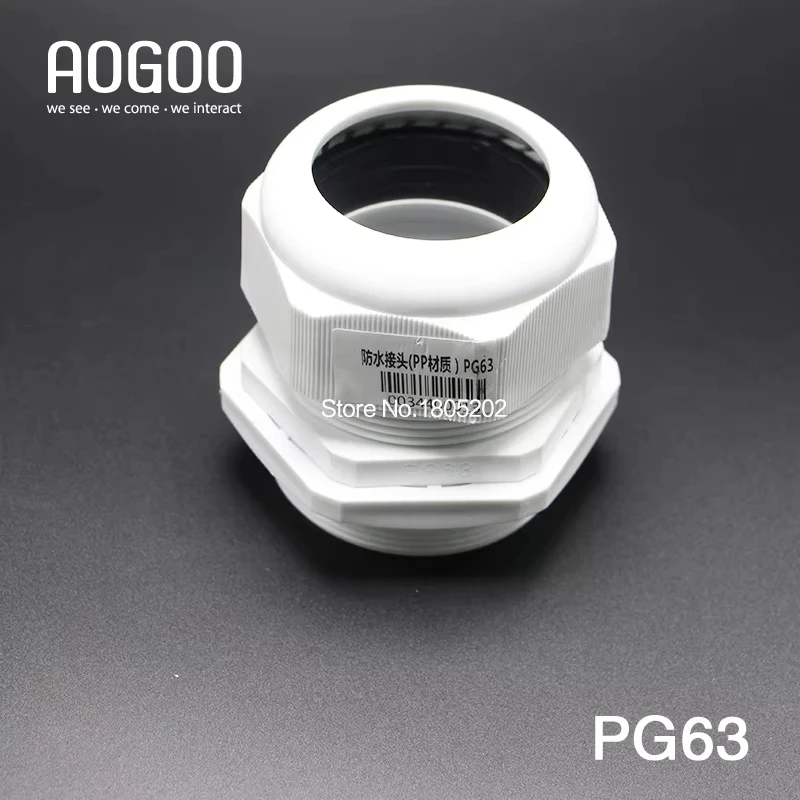 PG63 42-50 мм нейлоновый водонепроницаемый кабельный ввод