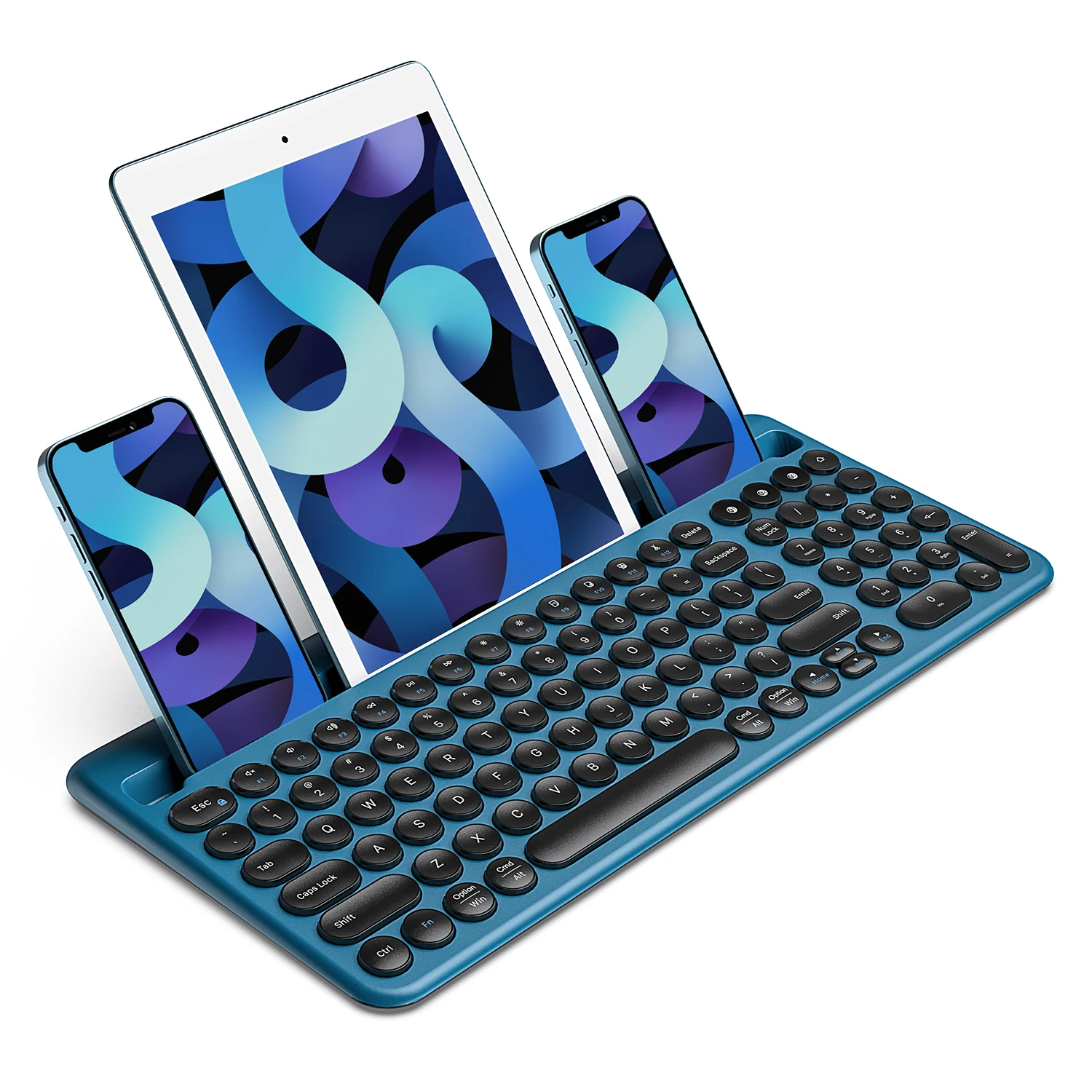 

Беспроводная Bluetooth клавиатура Jelly Comb, многофункциональная перезаряжаемая клавиатура для iPad Air, iPhone, Mac, планшетных ПК, Smart TV, Android