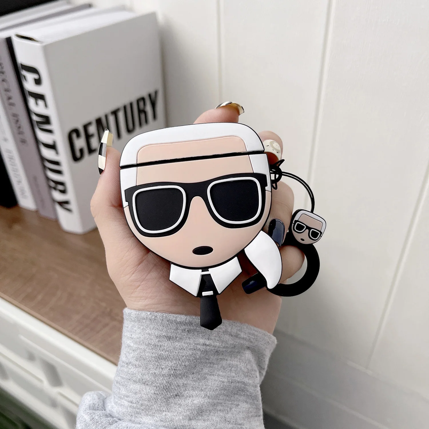 Чехол для Airpods 3 Модный 3D чехол солнцезащитных очков Carl Cat pro 2 1 беспроводной