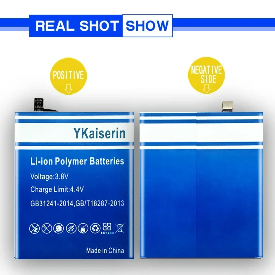 Сменный аккумулятор YKaiserin 3300 мАч NBL-40A2400 для TP-link Neffos Y5s TP804A TP804C Batteria + бесплатные