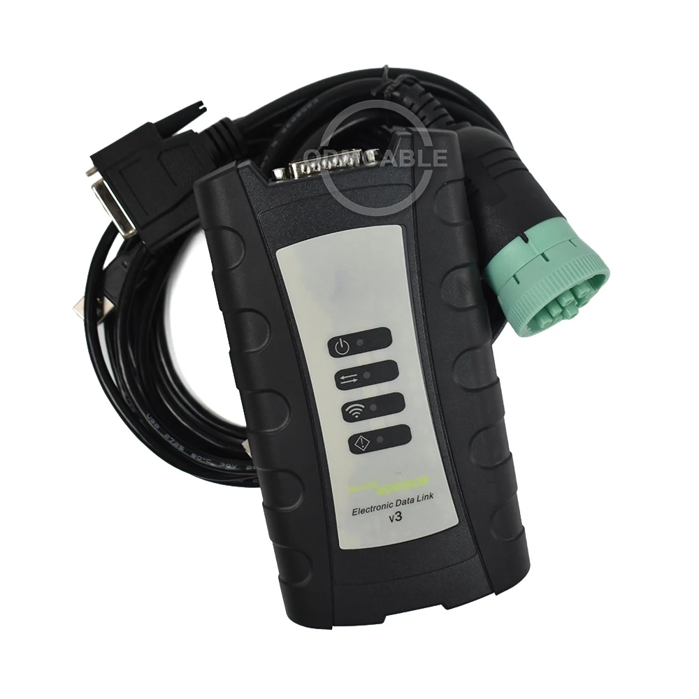 

For JD EDL V3 engine electronic diagnosis scanenr tool with 9 pin adapter cable 5.2 AG HDD Agriculture Software