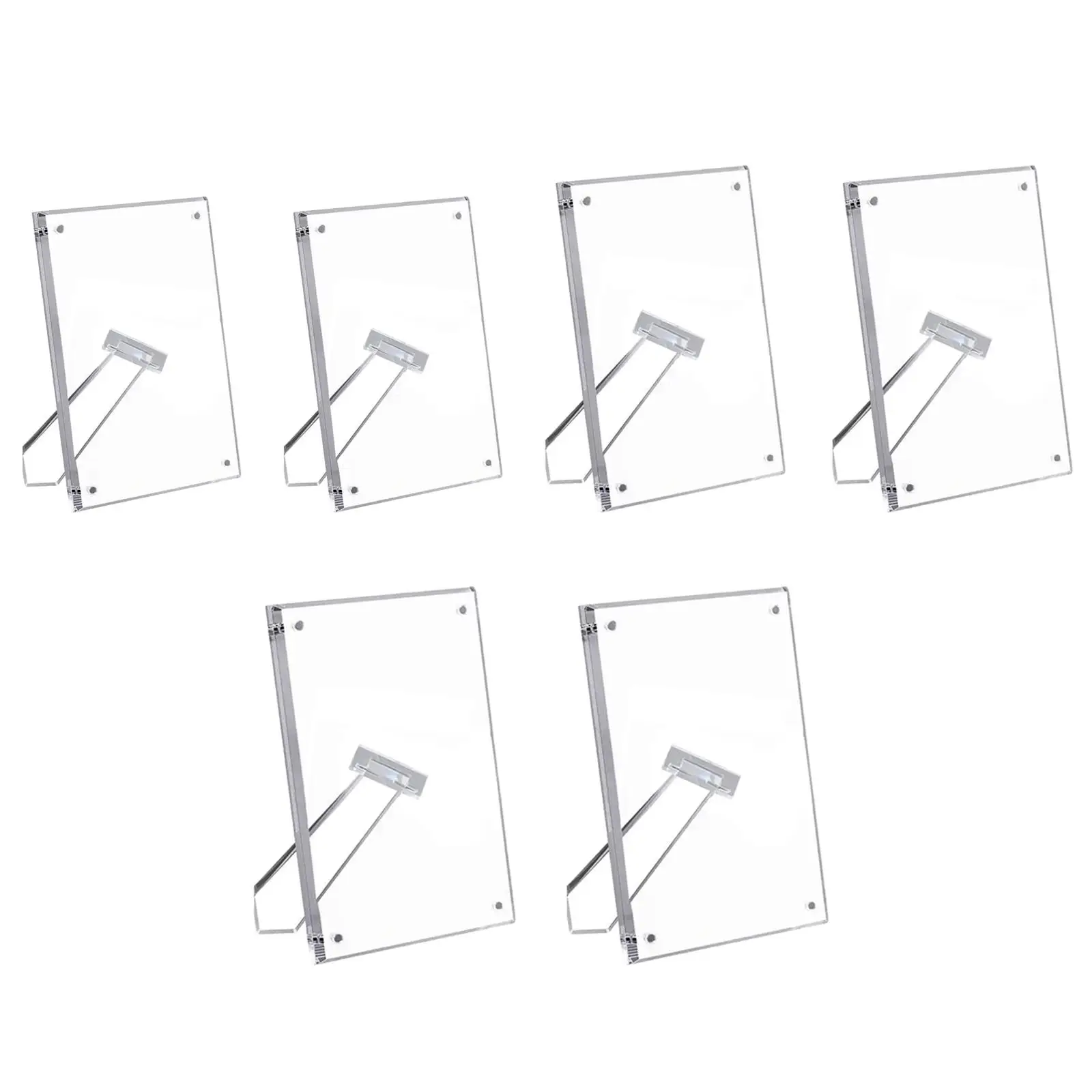

2x Acrylic Photo Picture Frame Portrait Desktop Display Stand Home Decor