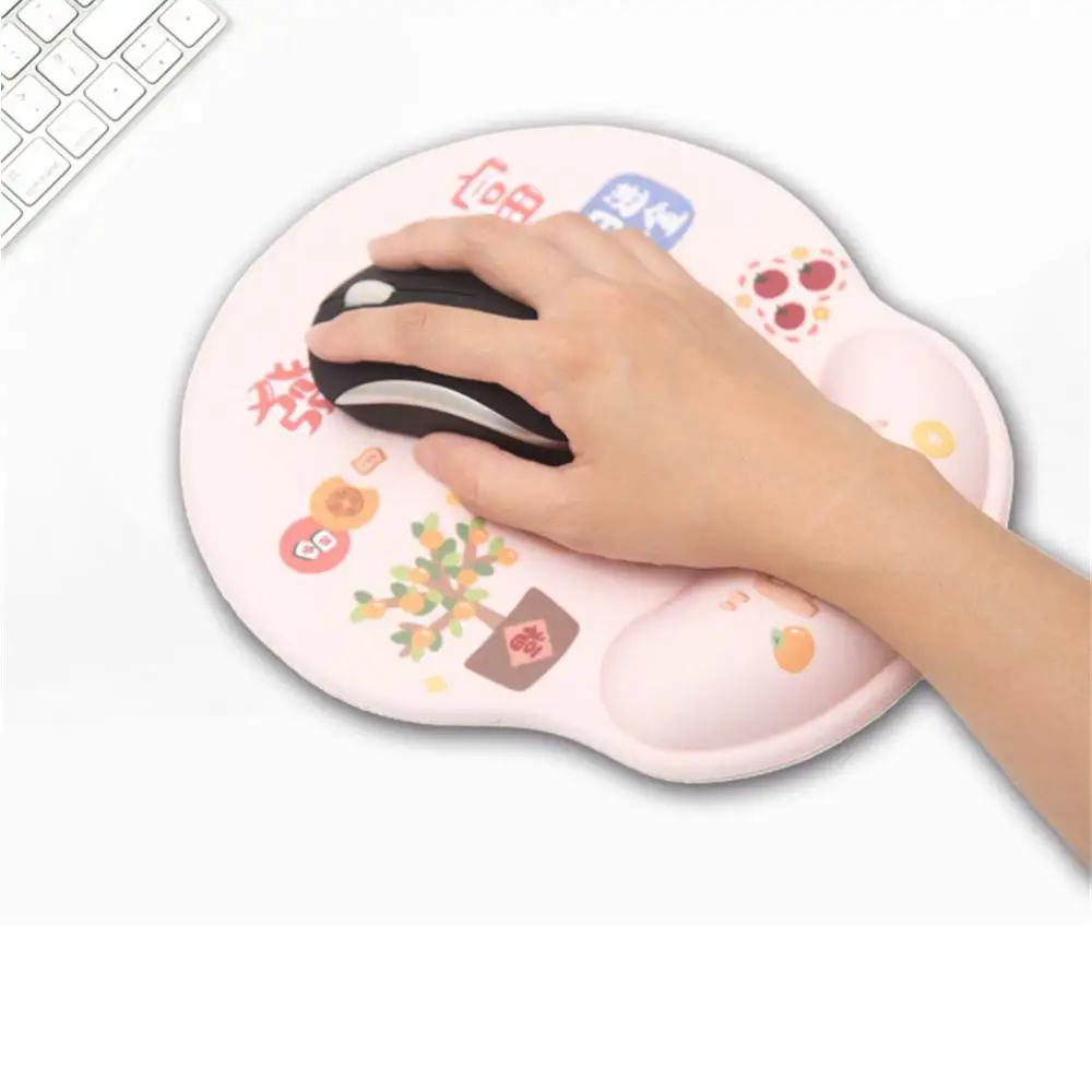 

Creative 3D silicone handrail with wrist support 3D cartoon cute mouse pad Kawaii anti-slip office wrist guard mouse pad 2023