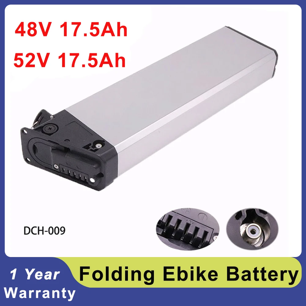 Folding Ebike Battery Pack 48V 52V 17.5Ah Compatible With Mate X Mate City Lankeleisi x3000plus Electric Bike Lithium Batteria